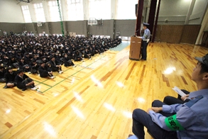 交通安全教室を実施しました。