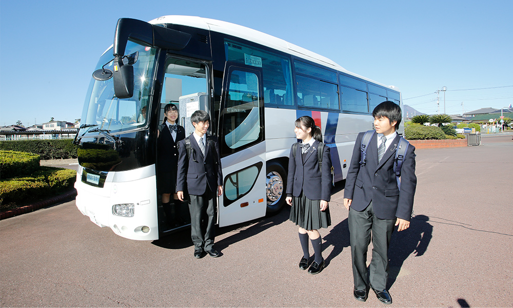 スクールバス 明和県央高等学校